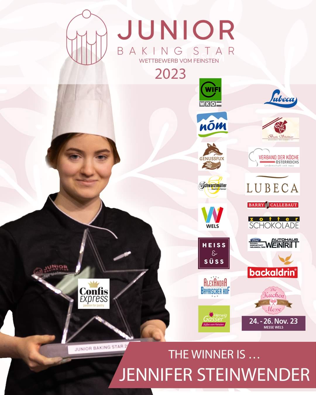 Junior Baking Star 2023 / Kuchenmesse Wels